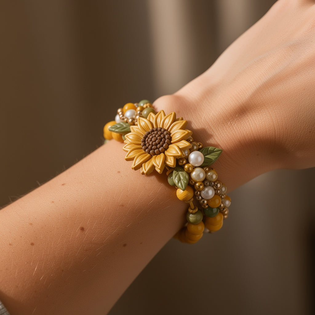 Cottage Garden Charm Bracelet DIY Kit Series