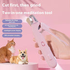 2-in-1 LED Pet Nail Clipper & Grinder