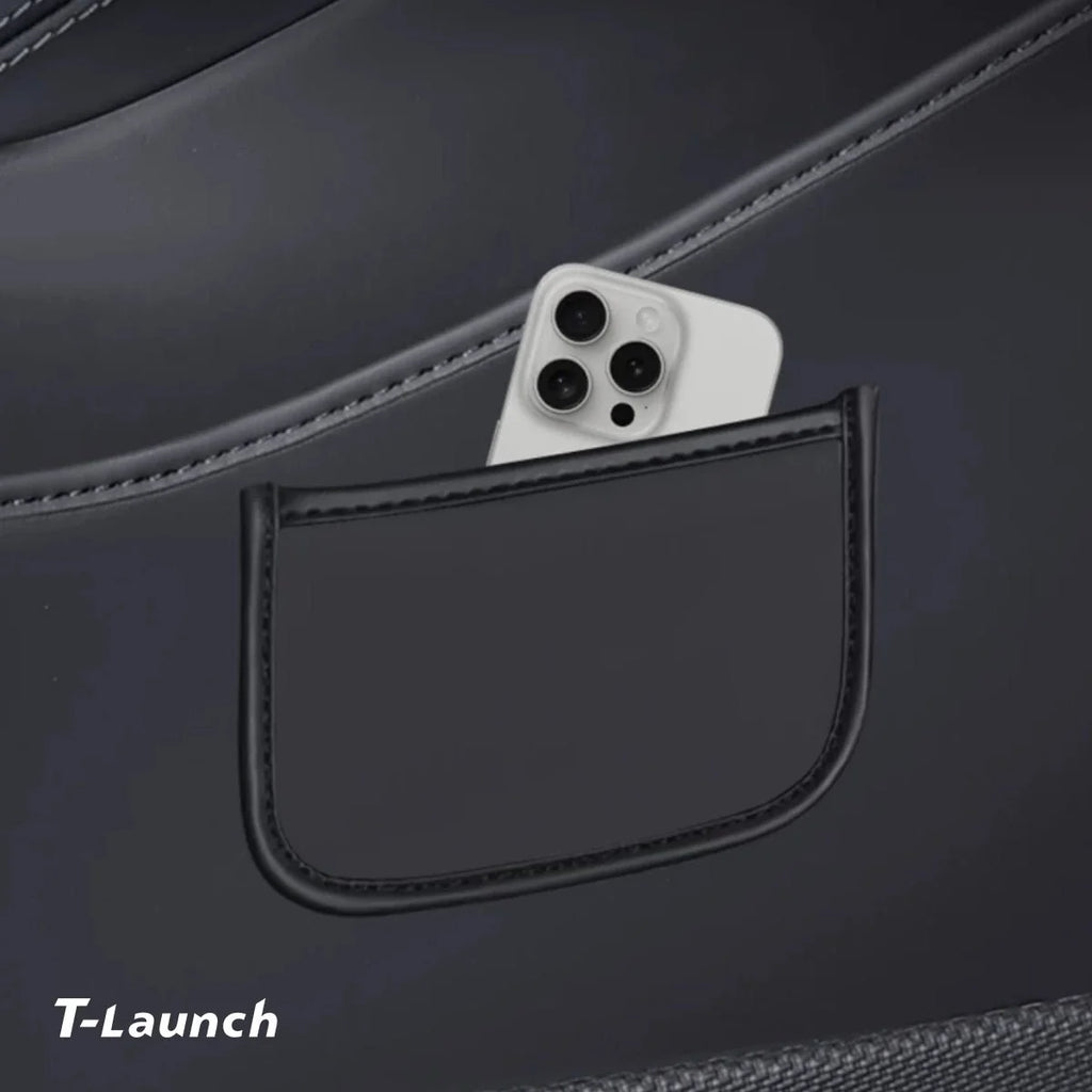 Nappa Leather Interior Anti-Kick Protection Mats for Tesla Model Y Juniper 2025+