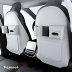 Nappa Leather Seat Back Kick Protector & Organizer for Tesla Model 3/Y 2019+