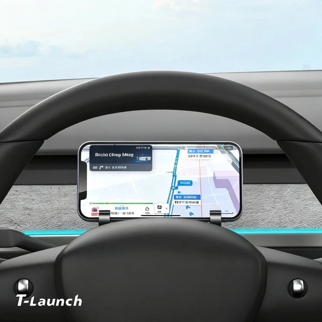 Steering Wheel Phone Holder for Tesla Model 3/Y/Y L 2024+