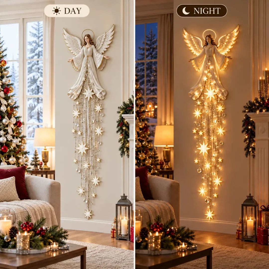 🎁Angel Blessing Starfall Wall Light Christmas Decor