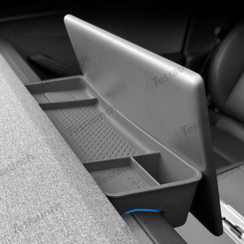 ETC Bracket Tray Dashboard Screen Rear Silicone Storage Box for Tesla Model 3 Highland Standard 2025+
