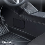 Nappa Leather Interior Anti-Kick Protection Mats for Tesla Model Y Juniper 2025+