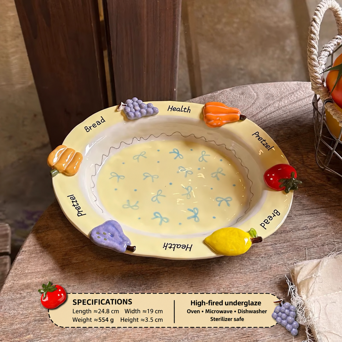 Harvest Charm Ceramic Dinnerware Collection