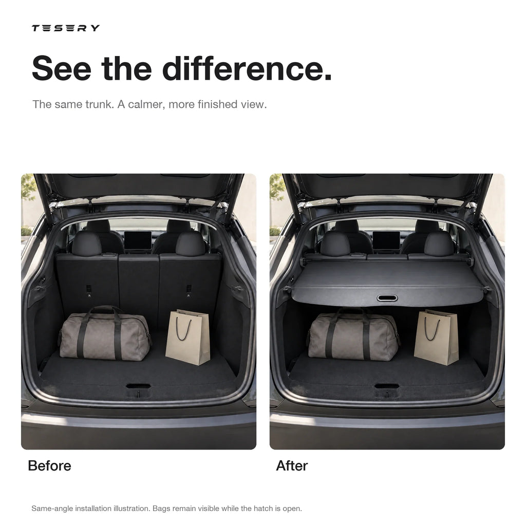 Retractable Cargo Cover for Model Y Juniper