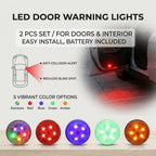 Wireless Car Door Safety Warning Lights