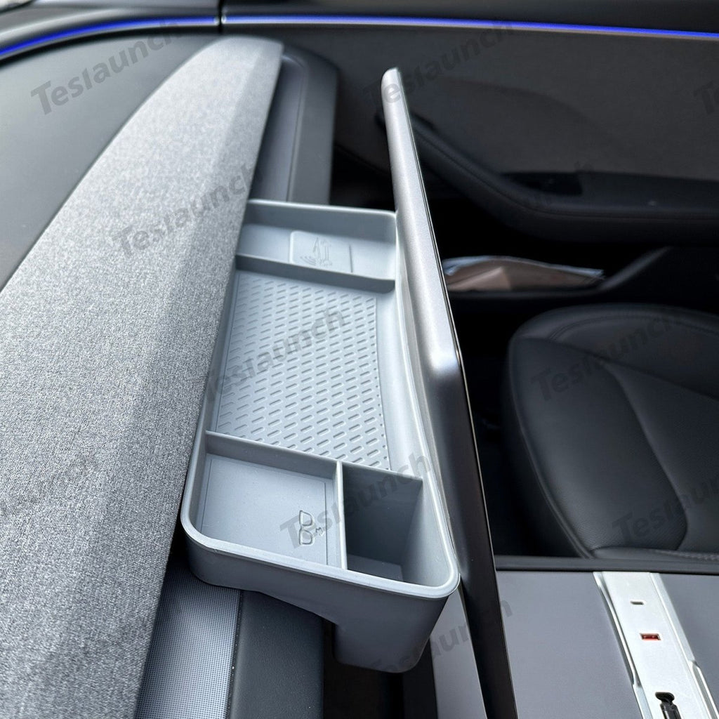 ETC Bracket Tray Dashboard Screen Rear Silicone Storage Box for Tesla Model Y Juniper 2025+
