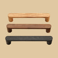 Organic Modern Natural Walnut Wood Cabinet Handles