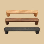 Organic Modern Natural Walnut Wood Cabinet Handles