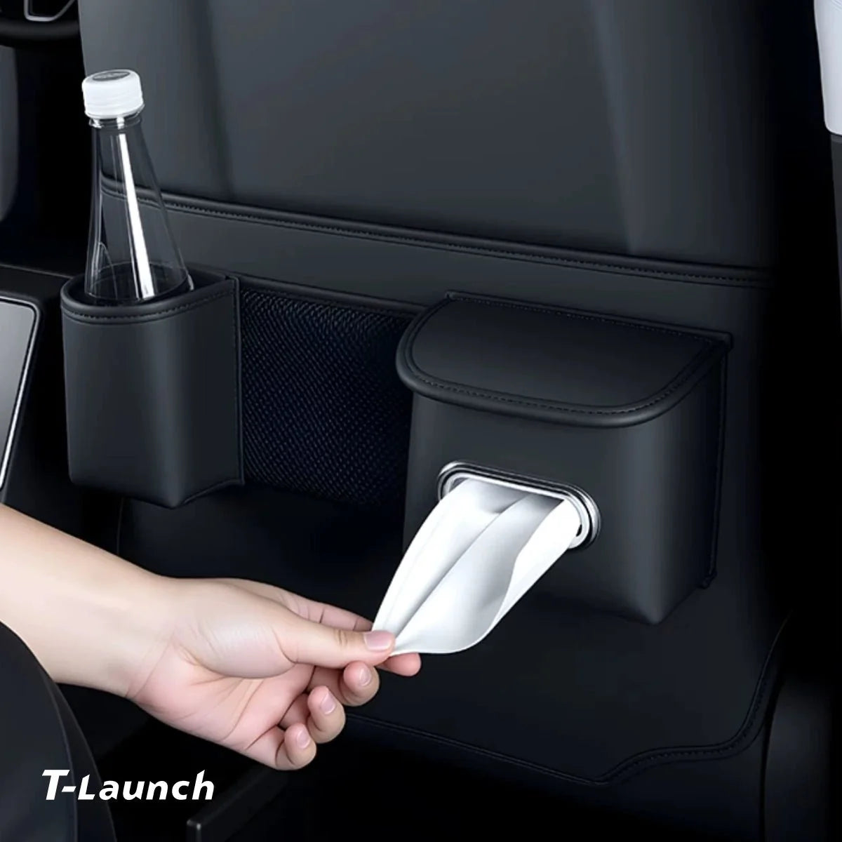 Nappa Leather Interior Anti-Kick Protection Mats for Tesla Model Y Juniper 2025+