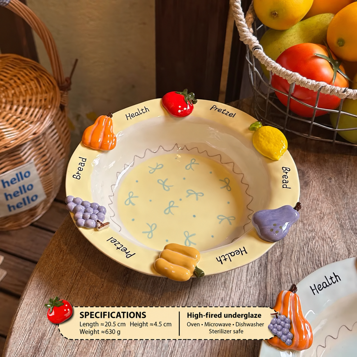 Harvest Charm Ceramic Dinnerware Collection