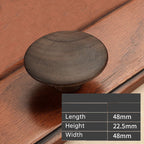 Organic Modern Natural Walnut Wood Cabinet Handles
