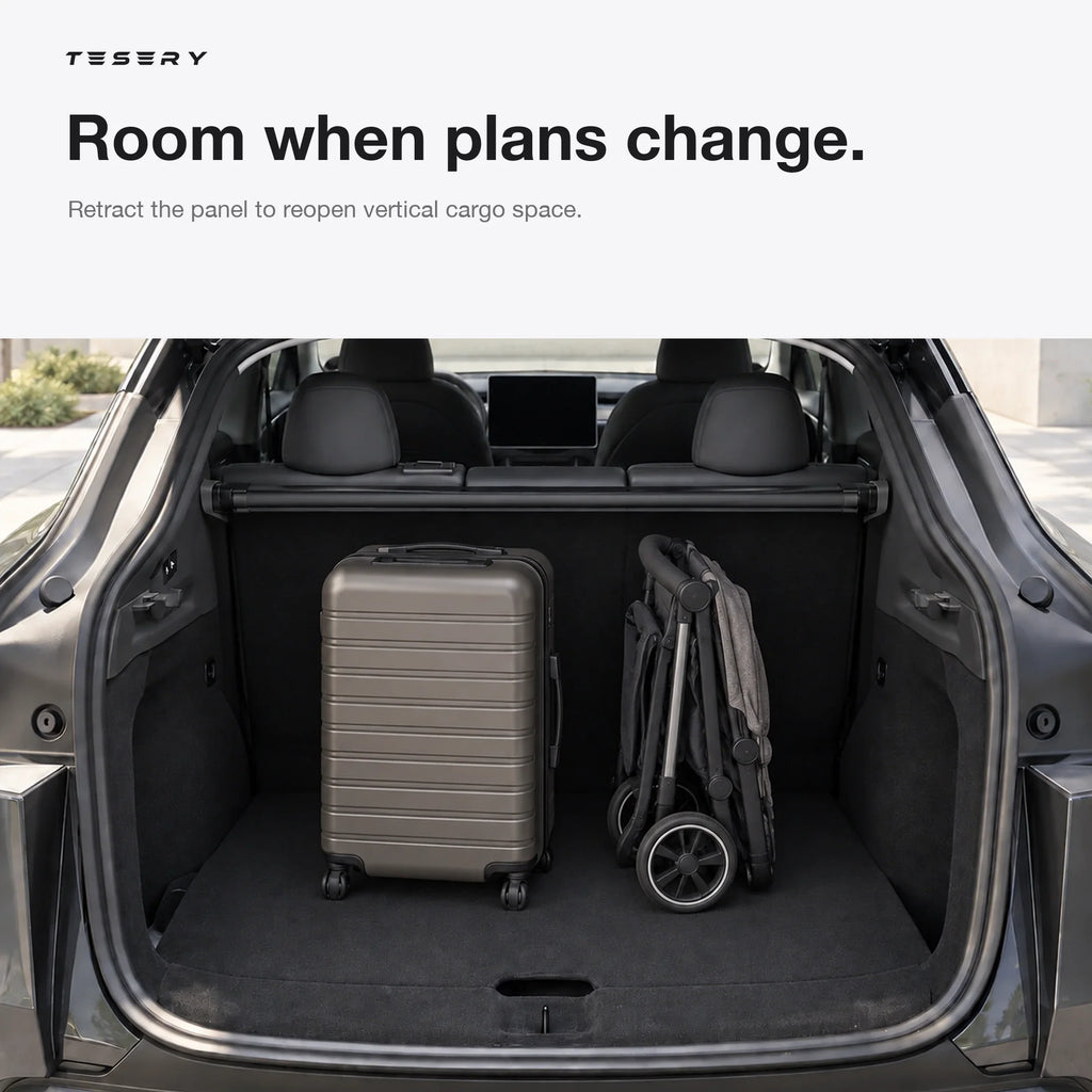Retractable Cargo Cover for Model Y Juniper