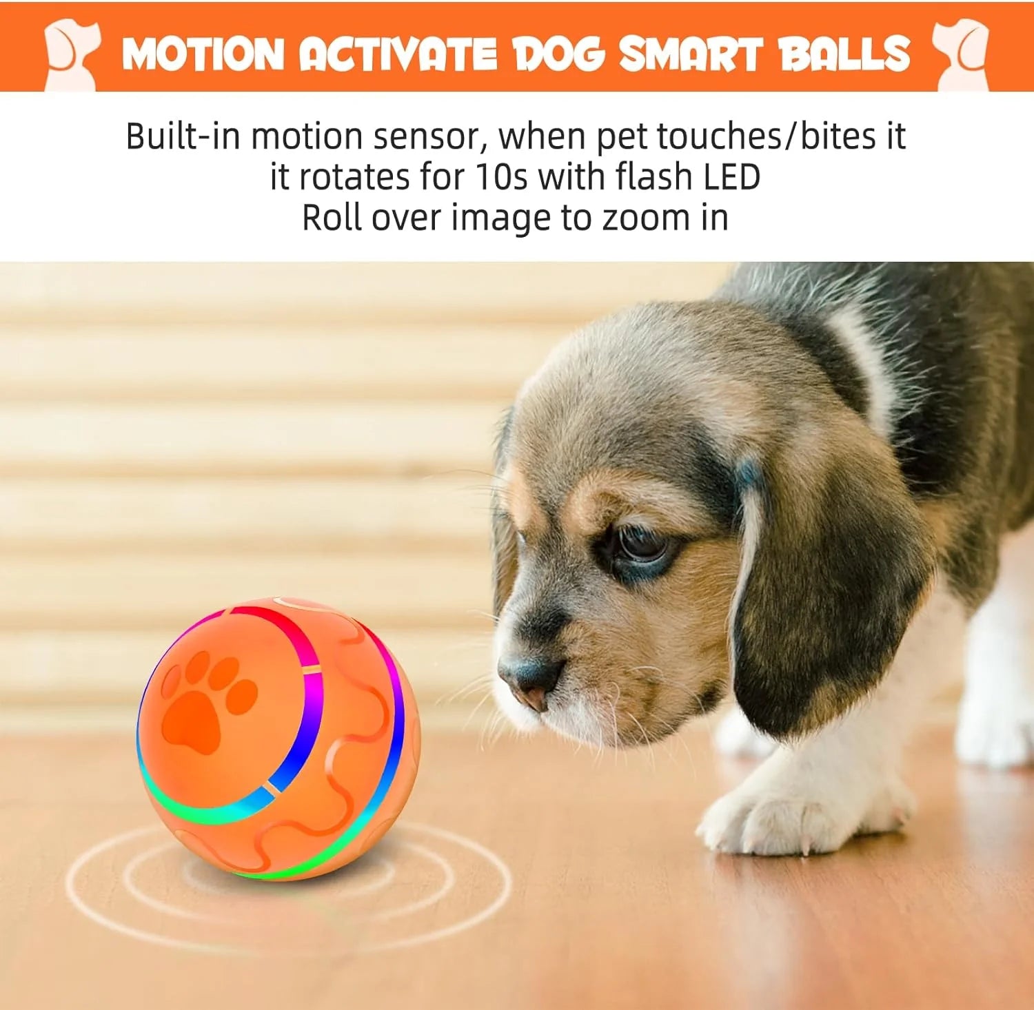 Active Rolling Ball Dog Toy
