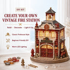 Vintage Firehouse Sea Glass-Style Mosaic Light DIY Kit