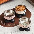 Elevated Stainless Steel Pet Bowl Set
