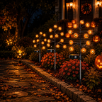 Solar Pumpkin Lights Light Up Your Halloween Yard