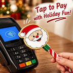 Christmas Tap to Pay Wand – Contactless Payment Card Holder