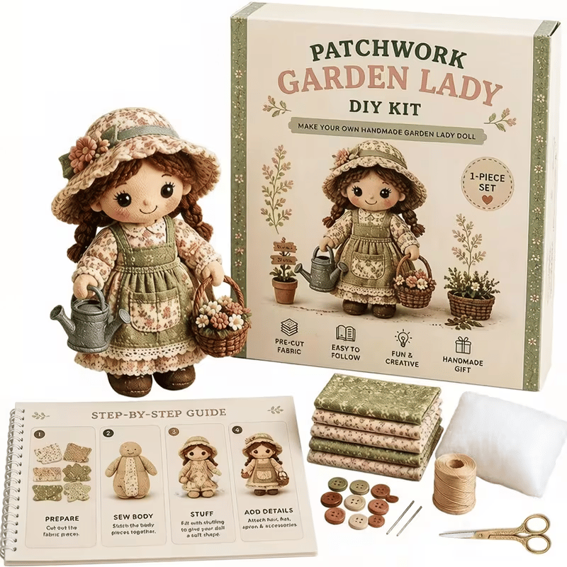 Handmade Patchwork Doll DIY Kit