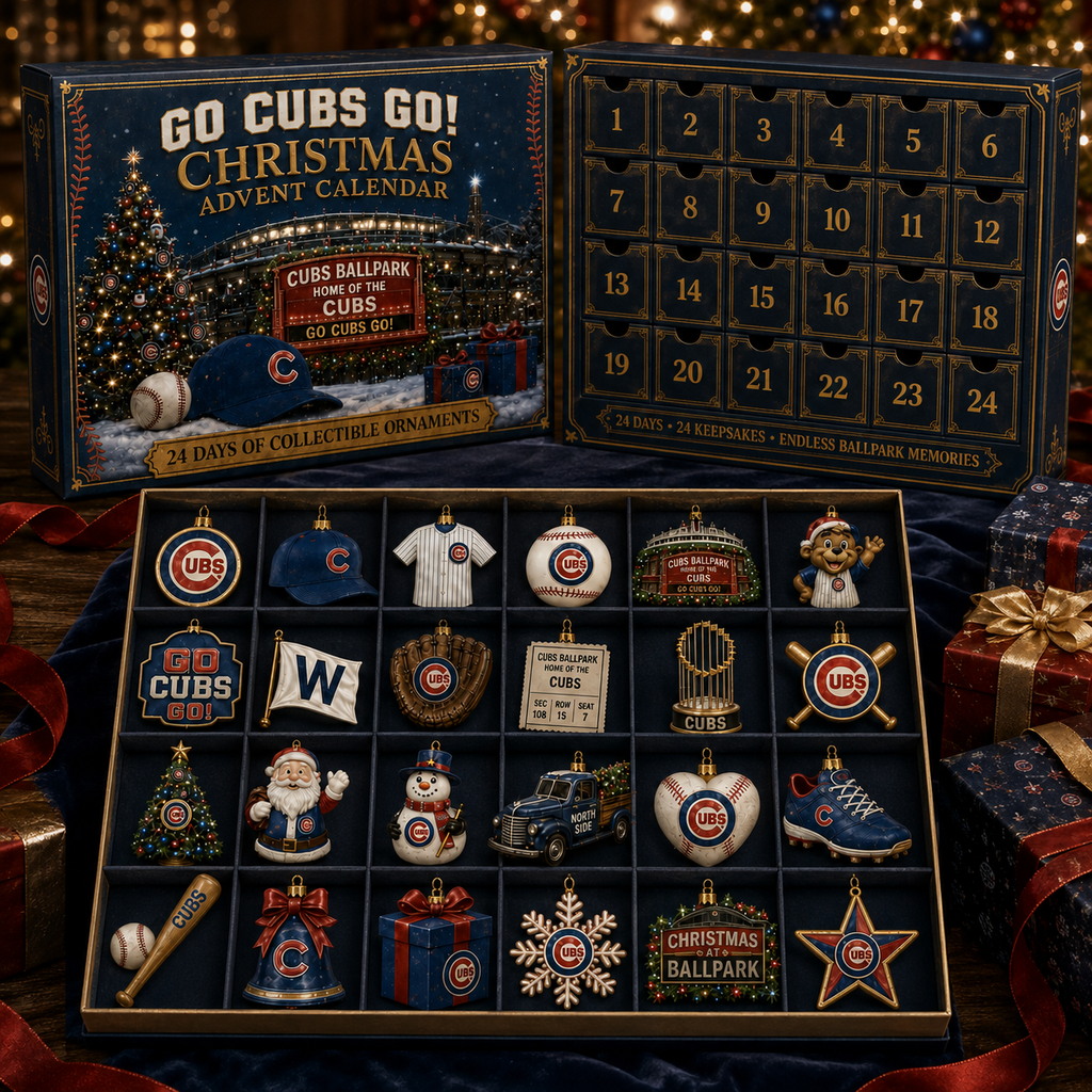 Go Cubs Go! Baseball Christmas Advent Calendar