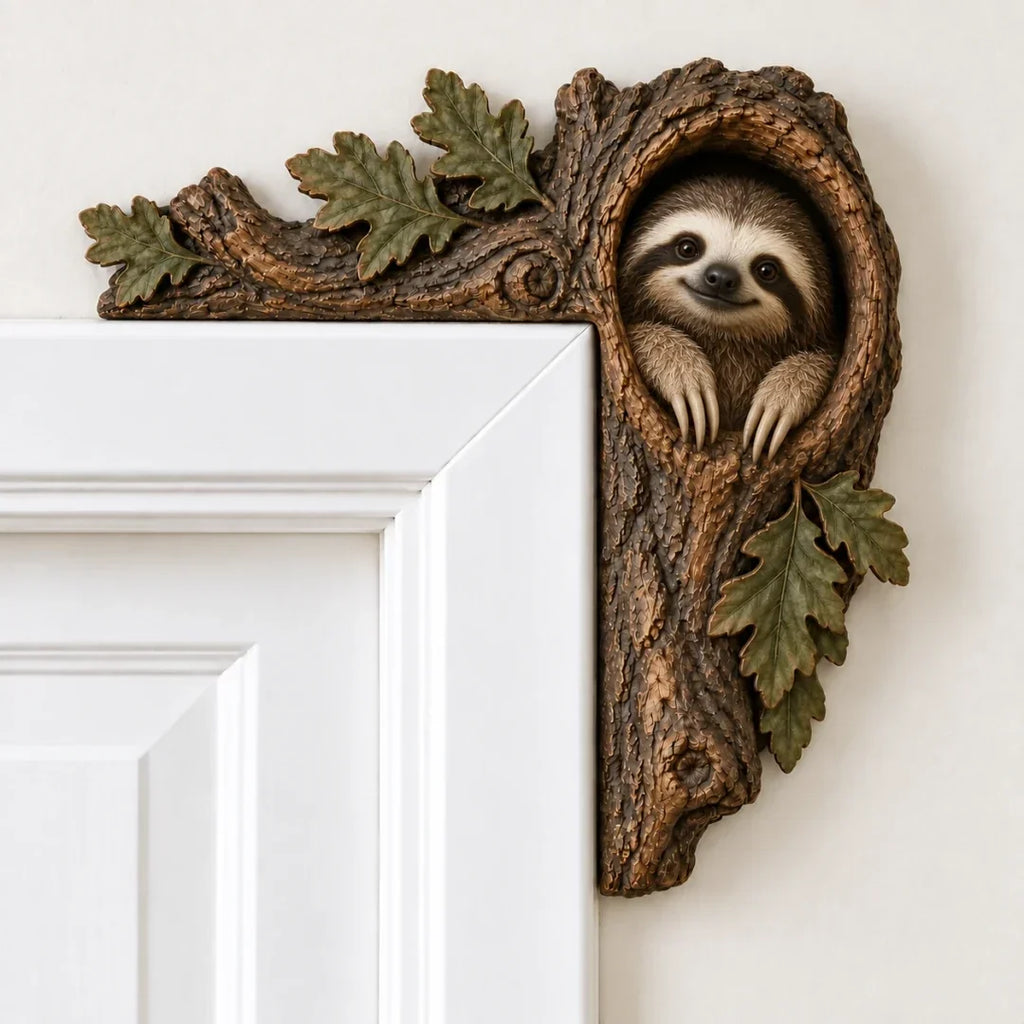 Woodland Animal Door Corner Decor