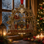 YOU’LL NEVER WALK ALONE Christmas Gate Keepsake Ornament