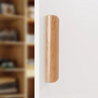 Modern Solid Wood Finger Edge Pulls for Cabinets and Drawers