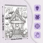 🎨✍️Adult Coloring Stress Relief Books(✨Hardcover)