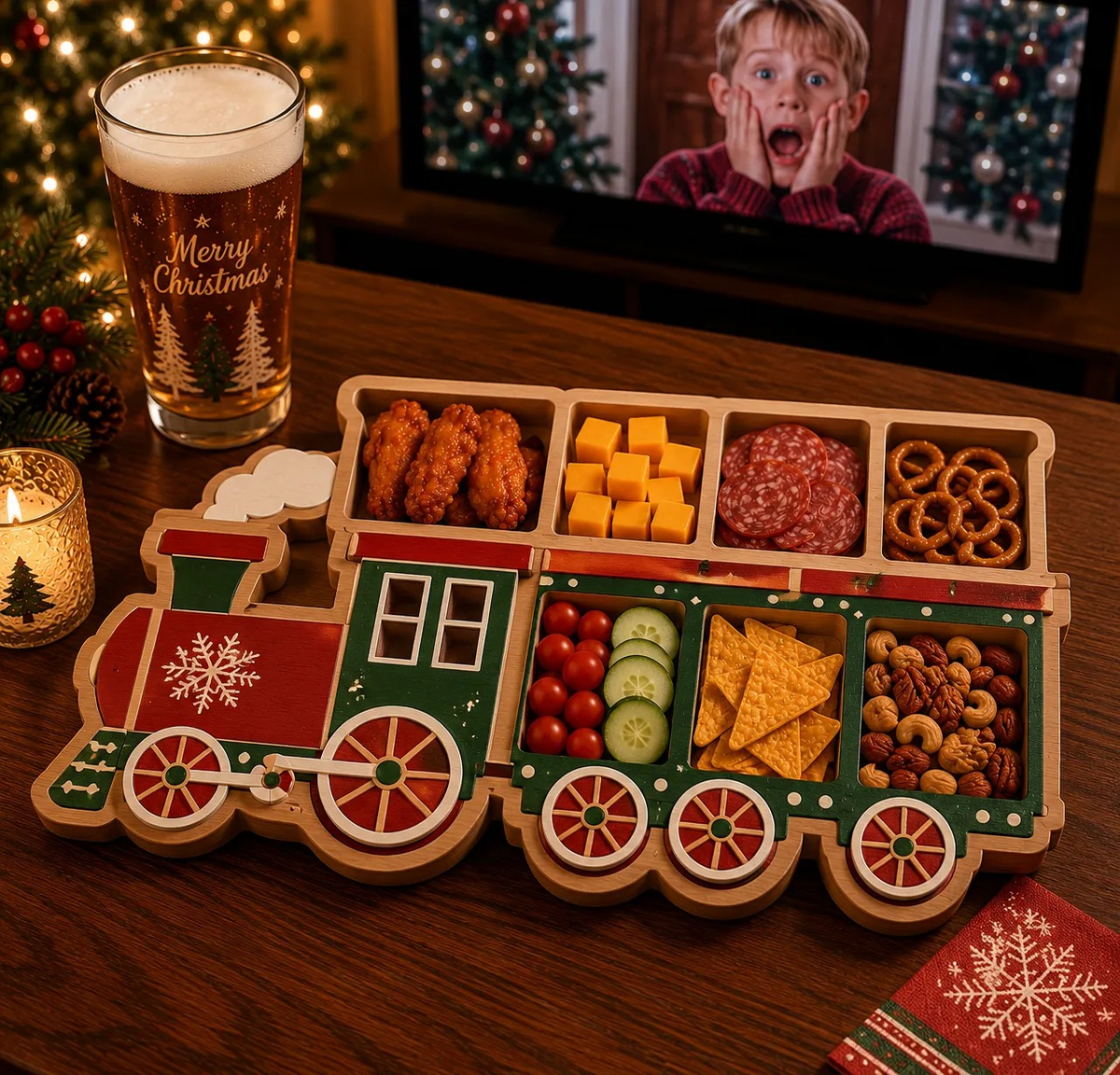 Christmas Snack Serving Tray