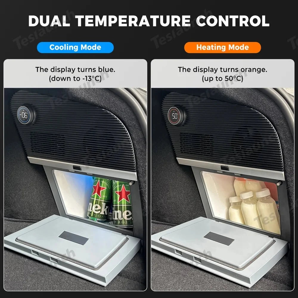 10L Hidden Rear Trunk Refrigerator – Compressor Cooler for Tesla Model 3 Highland 2024+