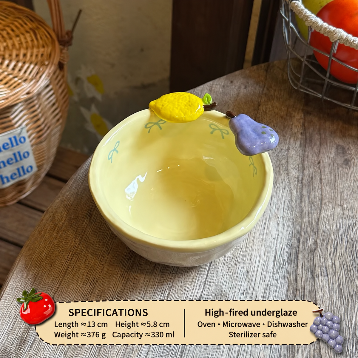 Harvest Charm Ceramic Dinnerware Collection