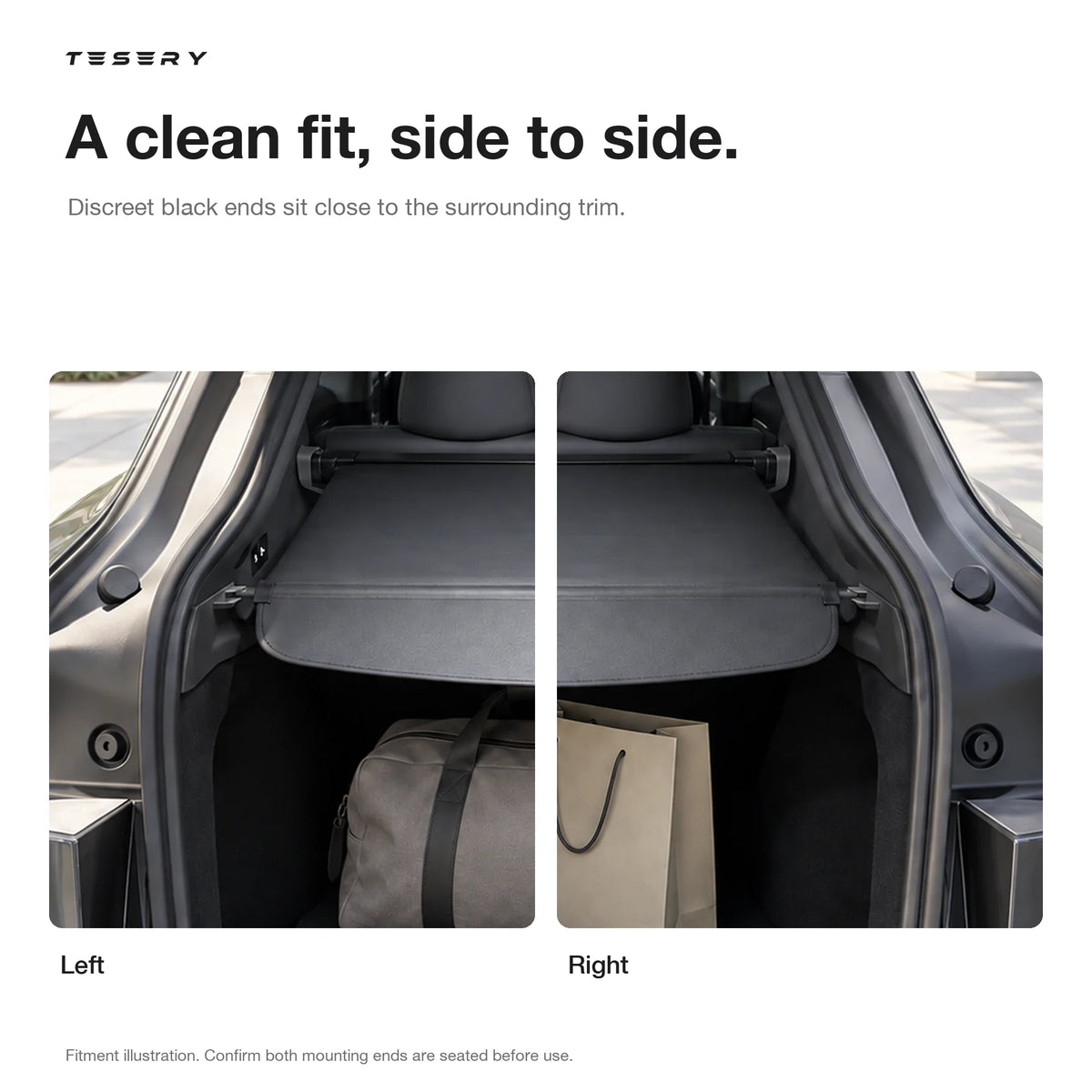 Retractable Cargo Cover for Model Y Juniper