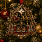 YOU’LL NEVER WALK ALONE Christmas Gate Keepsake Ornament