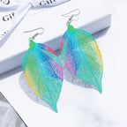 1Artistic Leaf-Inspired Dangle Earrings Miroken