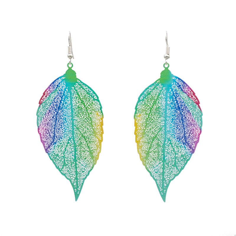 1Artistic Leaf-Inspired Dangle Earrings Miroken