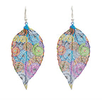 1Artistic Leaf-Inspired Dangle Earrings Miroken