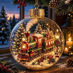 Glowing Christmas Diorama Ornament