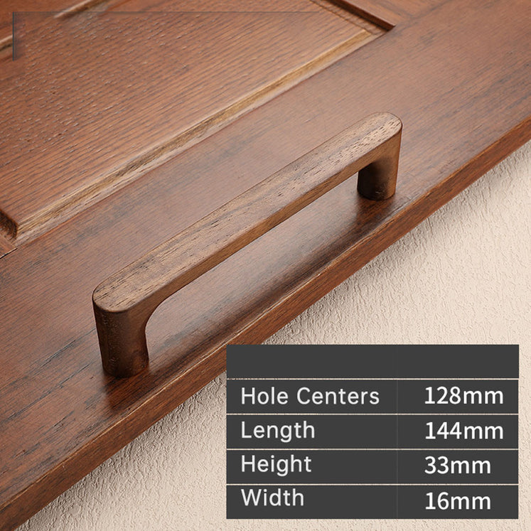 Organic Modern Natural Walnut Wood Cabinet Handles