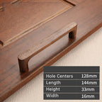 Organic Modern Natural Walnut Wood Cabinet Handles