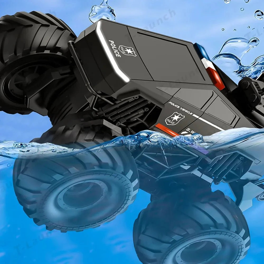 1:20 Scale Cybertruck-Inspired Amphibious RC Toy Car — 4WD Off-Road All-Terrain Truck