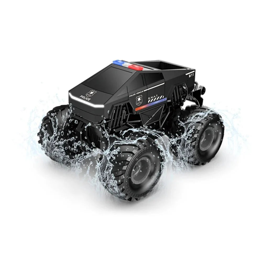 1:20 Scale Cybertruck-Inspired Amphibious RC Toy Car — 4WD Off-Road All-Terrain Truck