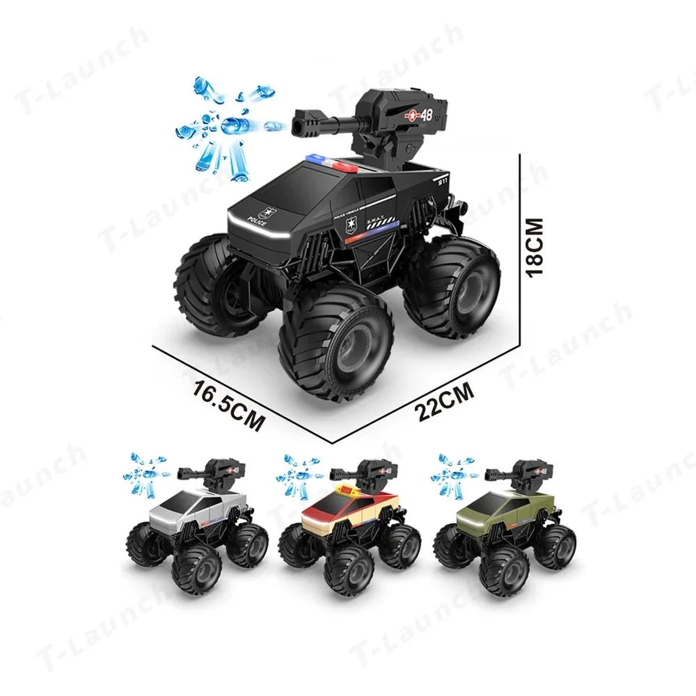1:20 Scale Cybertruck-Inspired Amphibious RC Toy Car — 4WD Off-Road All-Terrain Truck