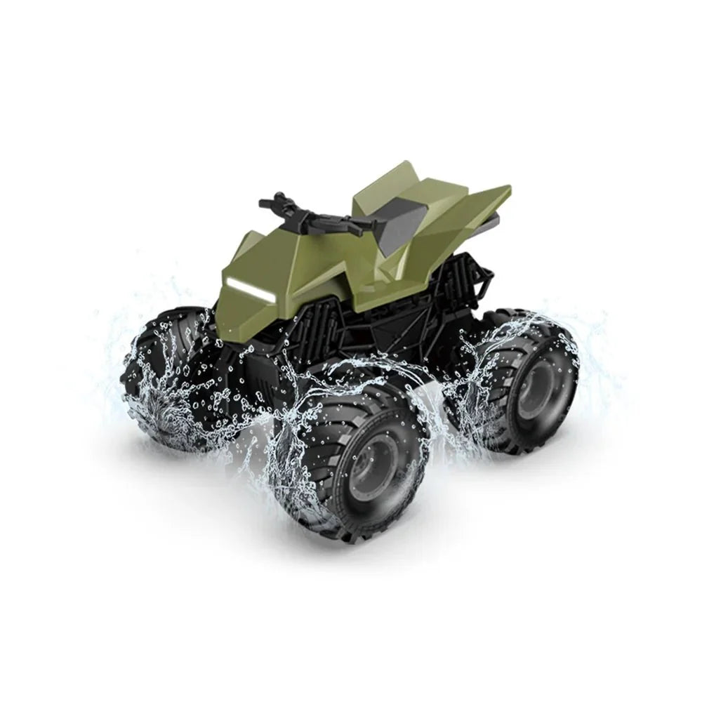 1:20 Scale Cybertruck-Inspired Amphibious RC Toy Car — 4WD Off-Road All-Terrain Truck