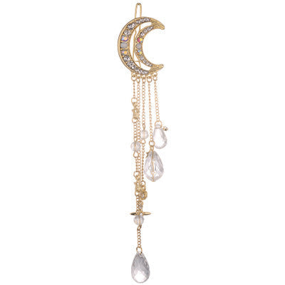 1Celestial Moon-Inspired Dangle Brooch Miroken