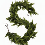 Lush Christmas Cedar Garland For Festive Holiday Decor