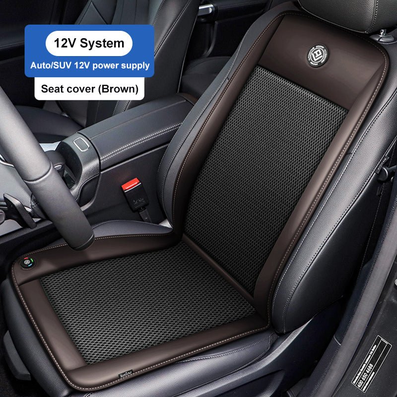12V Automotive Cooling Seat Pad Breathable Chair Cushions Car Seat Cover