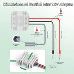 12V/24V to 30V Converter with Female Plug for Starlink Mini