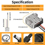 12V/24V to 30V Power Supply Adapter with DC Plug for Starlink Mini