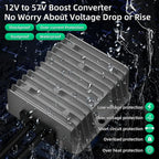 12V/24V to 57V Car Charger Step Up Converter with Female Plug for Starlink Gen 3